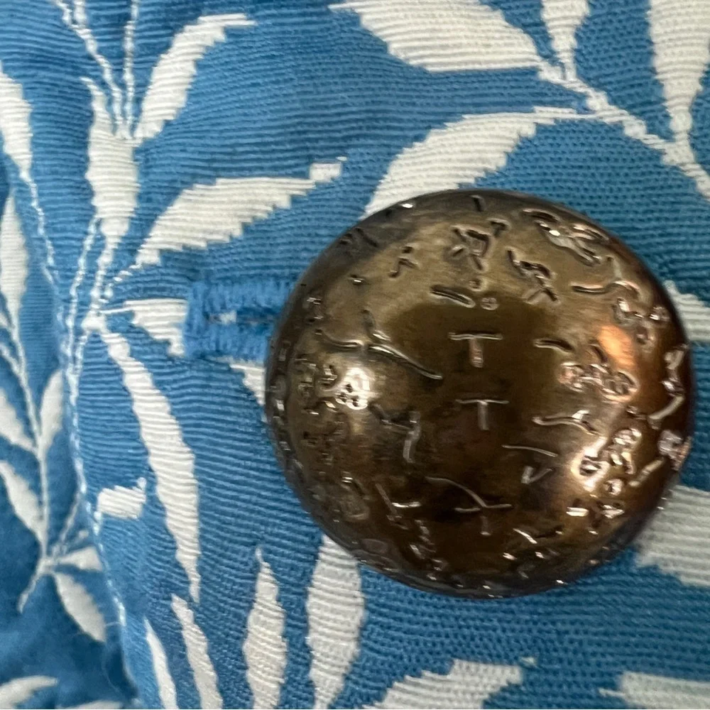 TRIMDIN Artisan Reversible Jacket Tuscany Collection Cobalt Blue Size Small - Picture 12 of 14